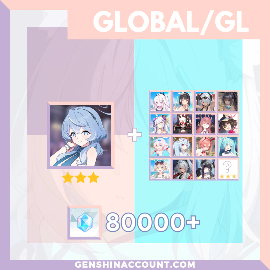 Blue Archive Ako (Dress) META 3-Star Pyroxene Limited Starter Account ( Global )