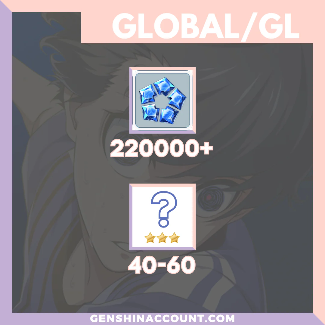BLUE LOCK Project: World Champion Crystals Starter Account - Selection 1 ( Global )