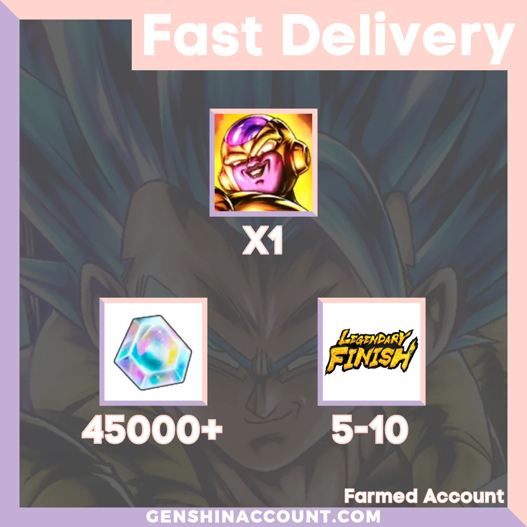 DRAGON BALL LEGENDS - UL Golden Frieza (Purple) Farmed Starter Account ( Global | Android | iOS)