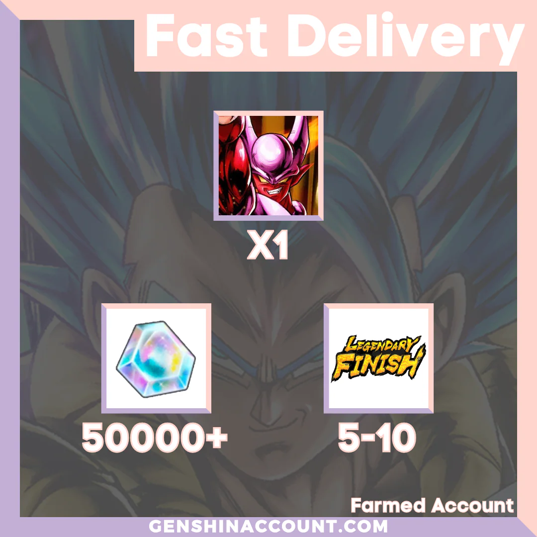 DRAGON BALL LEGENDS - UL Super Janemba (Blue) Farmed Starter Account ( Global | Android | iOS)