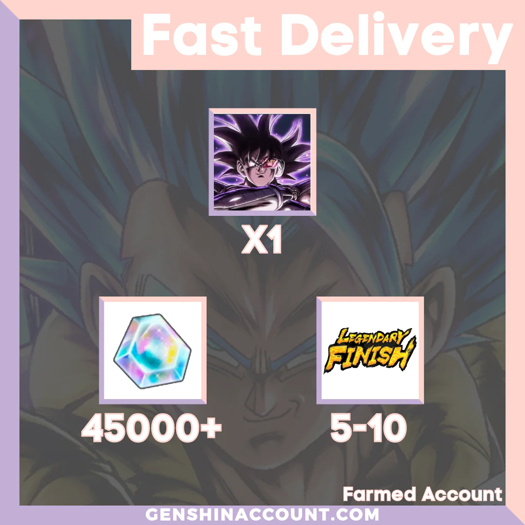 DRAGON BALL LEGENDS - ULTRA Turles (Blue) Farmed Starter Account ( Global | Android | iOS)