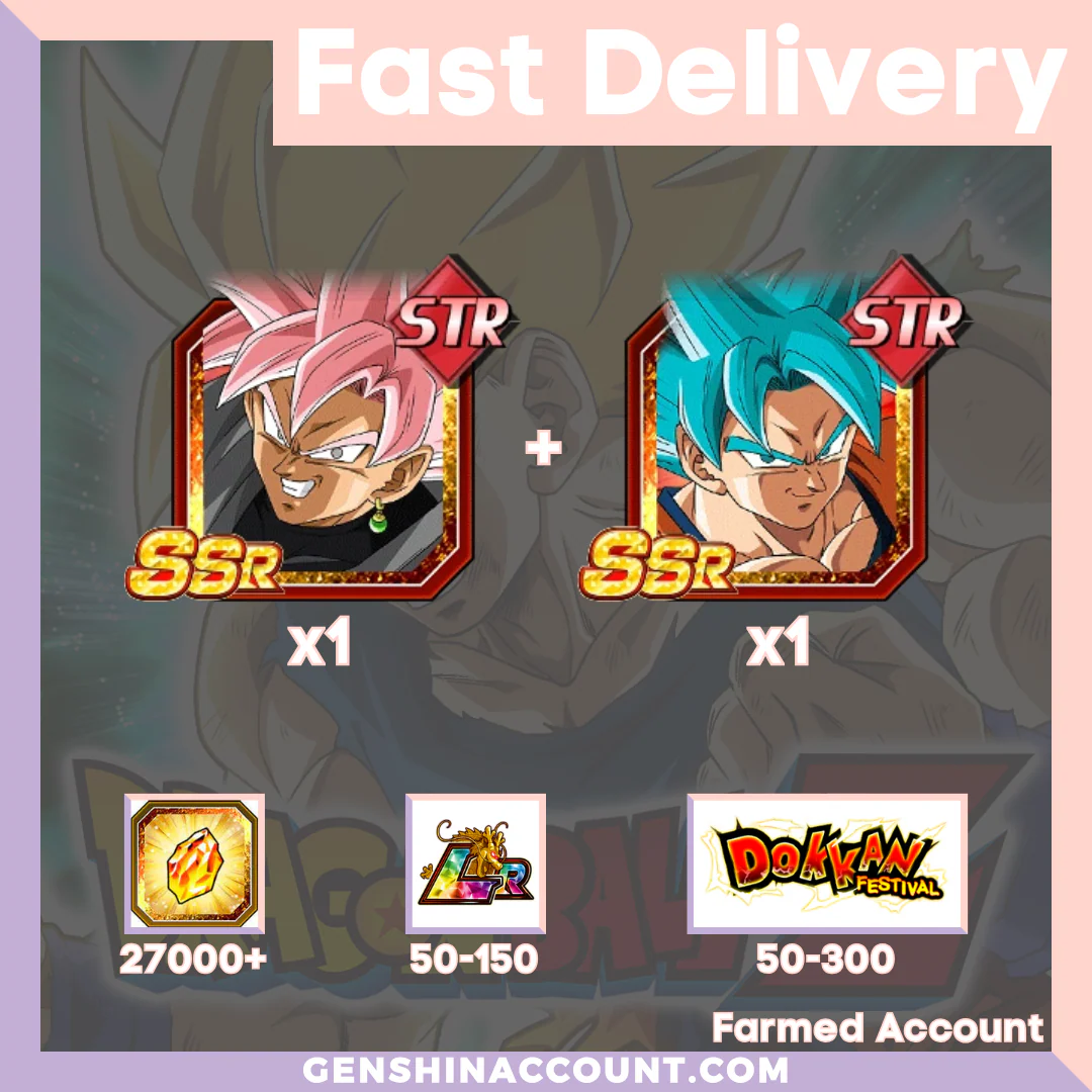 DRAGON BALL Z DOKKAN BATTLE - Farmed Starter Account ( Global | Android | iOS ) - Campaign 2025 Units