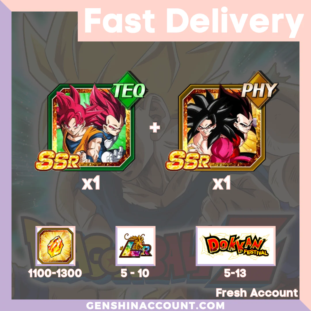 DRAGON BALL Z DOKKAN BATTLE - Fresh Starter Account ( Japan | iOS ) - 7th Anniversary Campaign