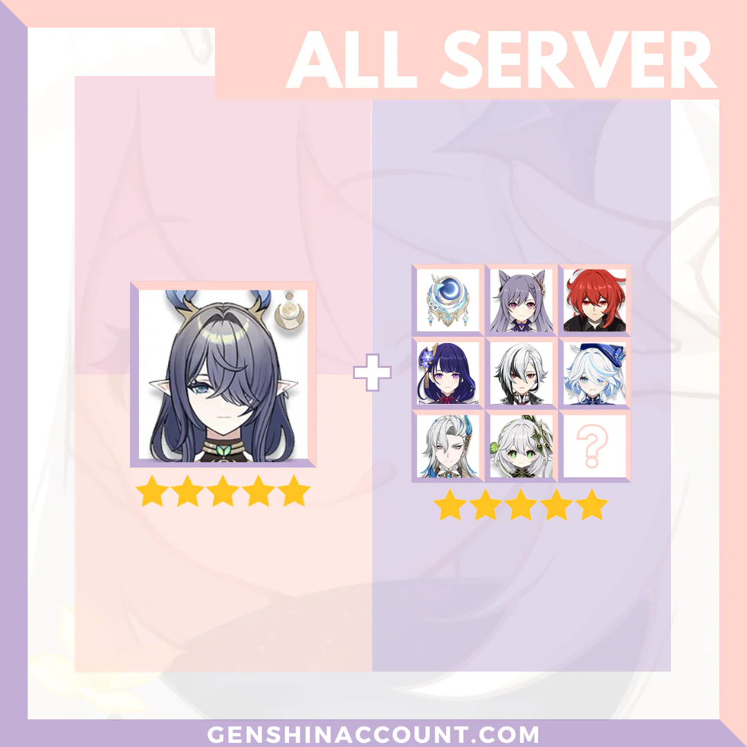 Genshin Impact Lauma Account ( America | Europe | Asia )