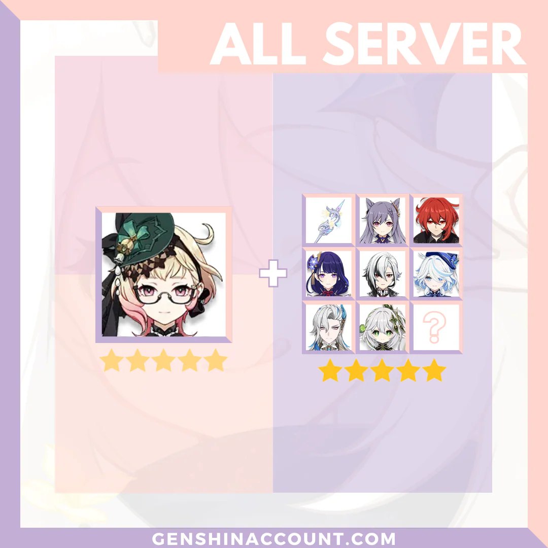 Genshin Impact Emilie Account ( America | Europe | Asia )
