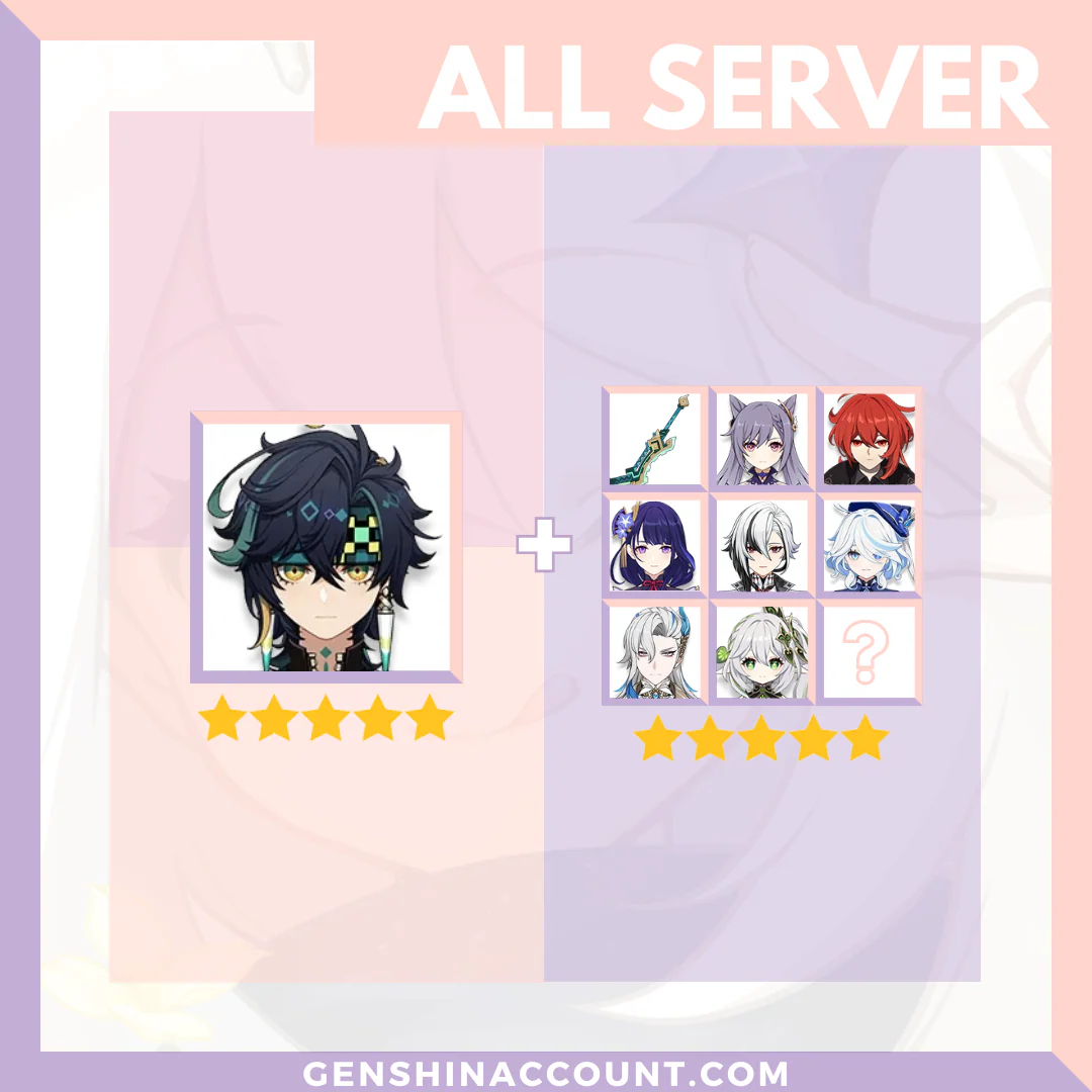 Genshin Impact Kinichi Account ( America | Europe | Asia )