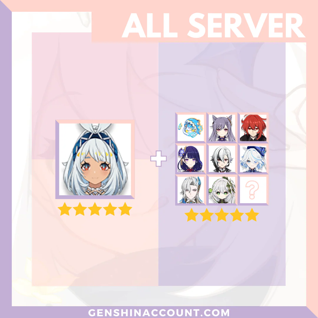 Genshin Impact Mualani Account ( America | Europe | Asia )