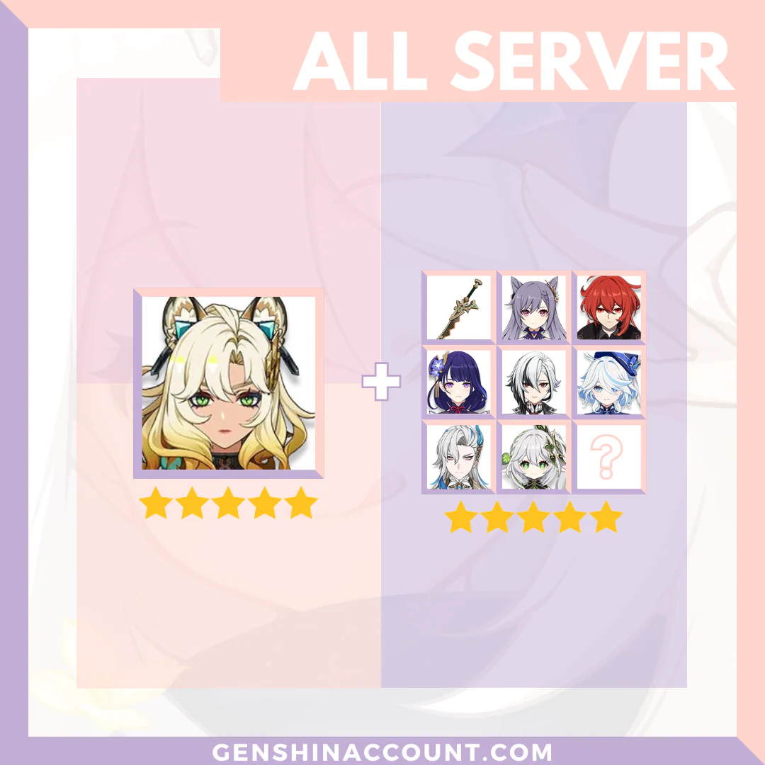 Genshin Impact Xilonen Account ( America | Europe | Asia )