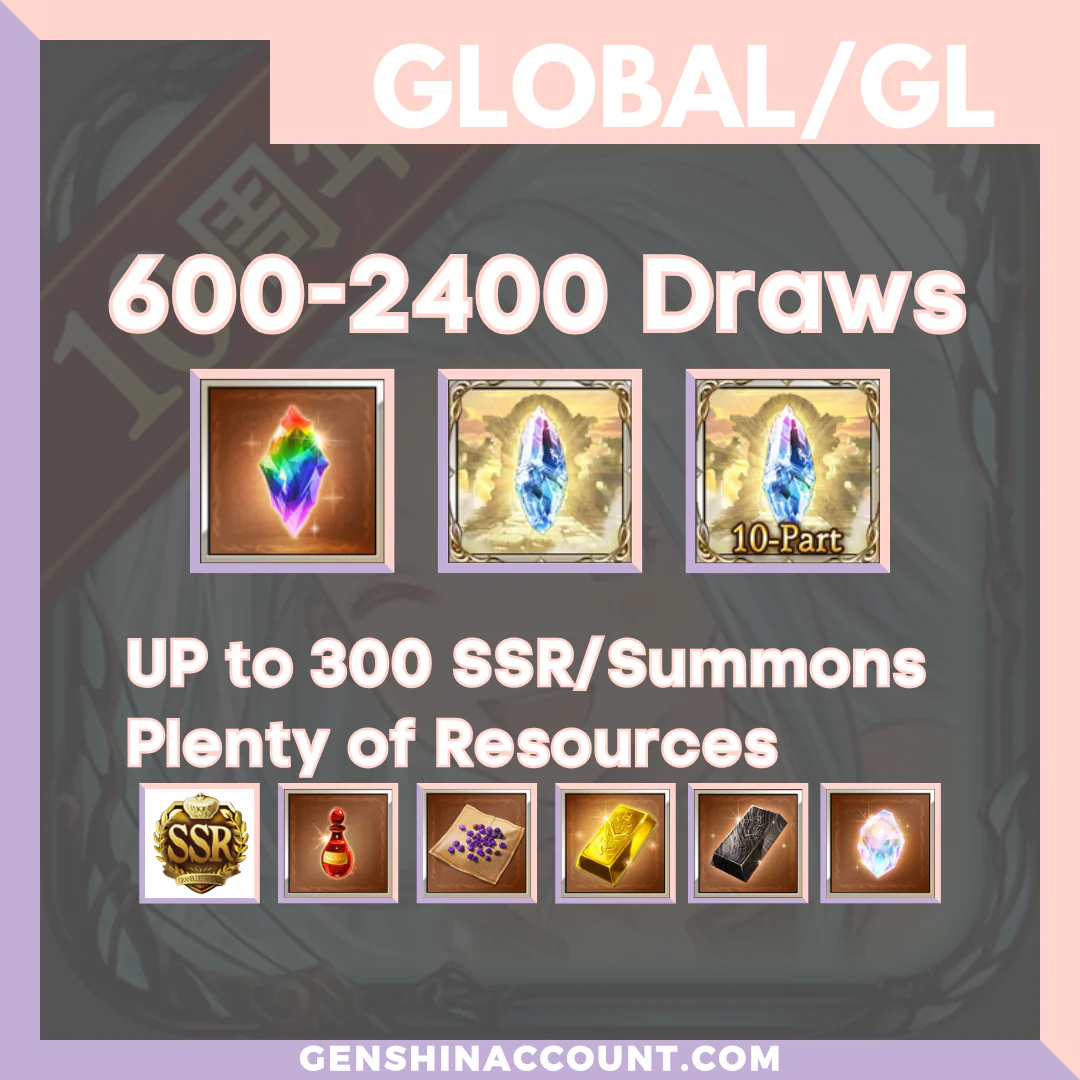 Granblue Fantasy Crystals Starter Account - Selection 1 ( Global )