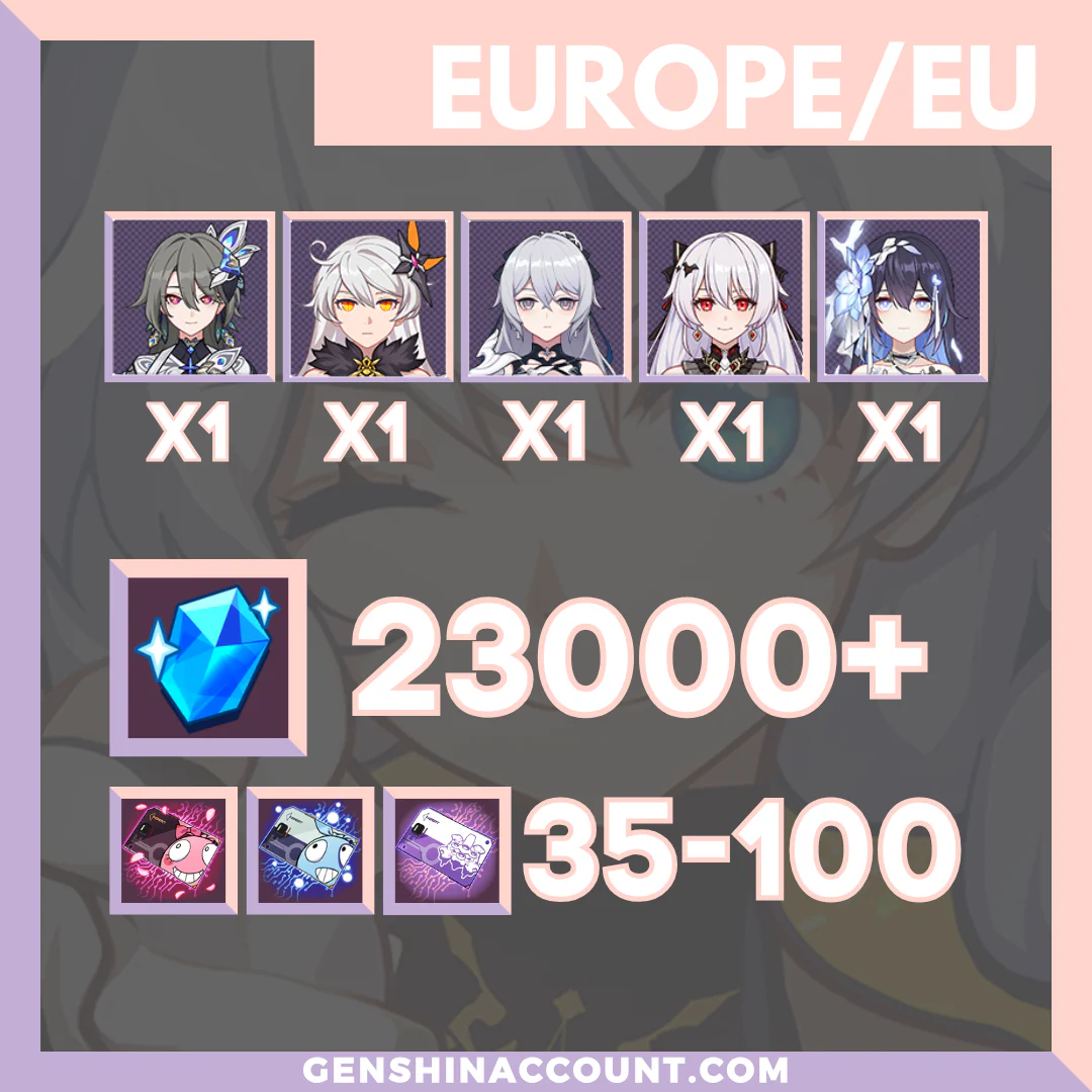 Honkai Impact 3rd Lone Planetfarer Starter Account ( Europe )