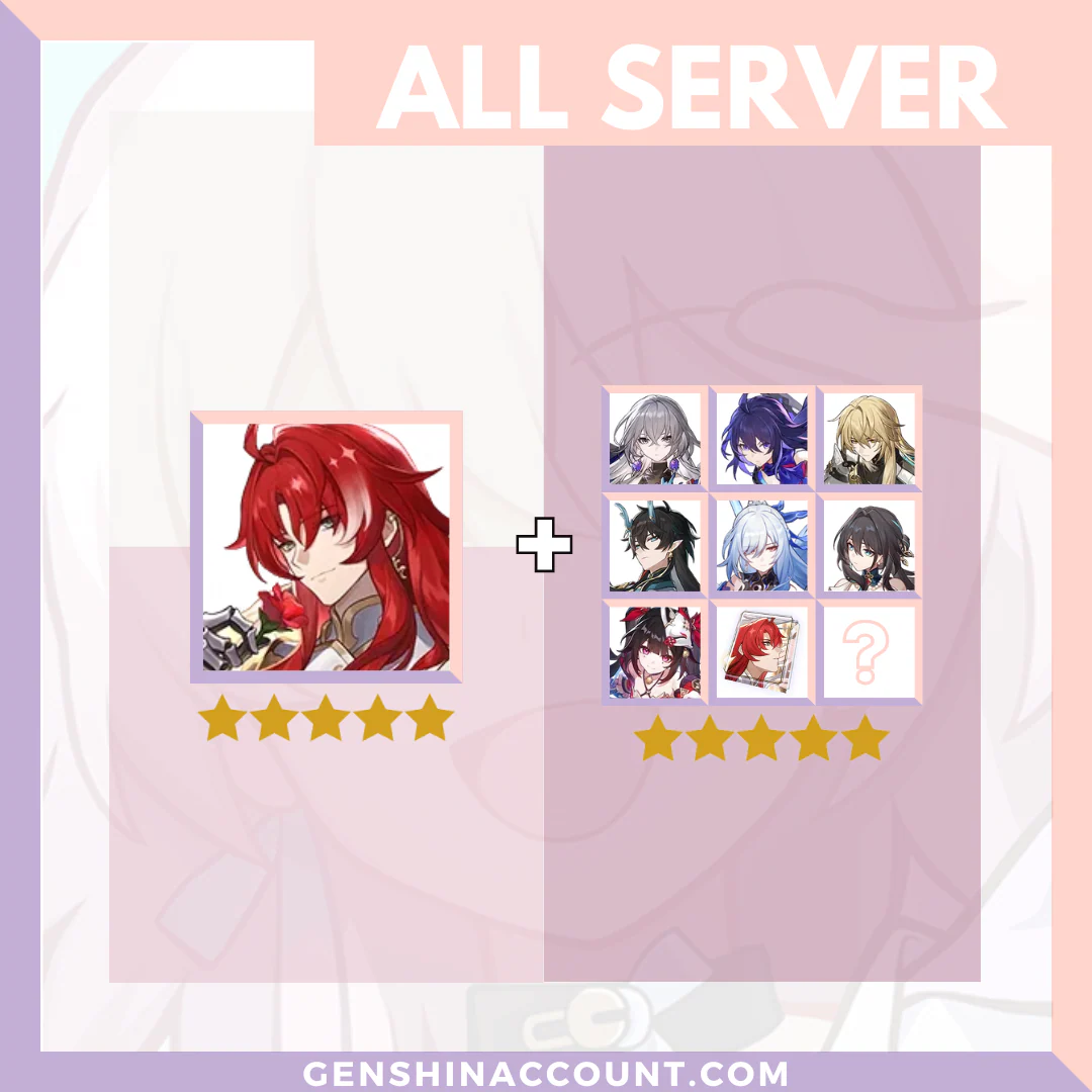 Honkai: Star Rail Argenti HSR Starter Account ( America | Europe | Asia )