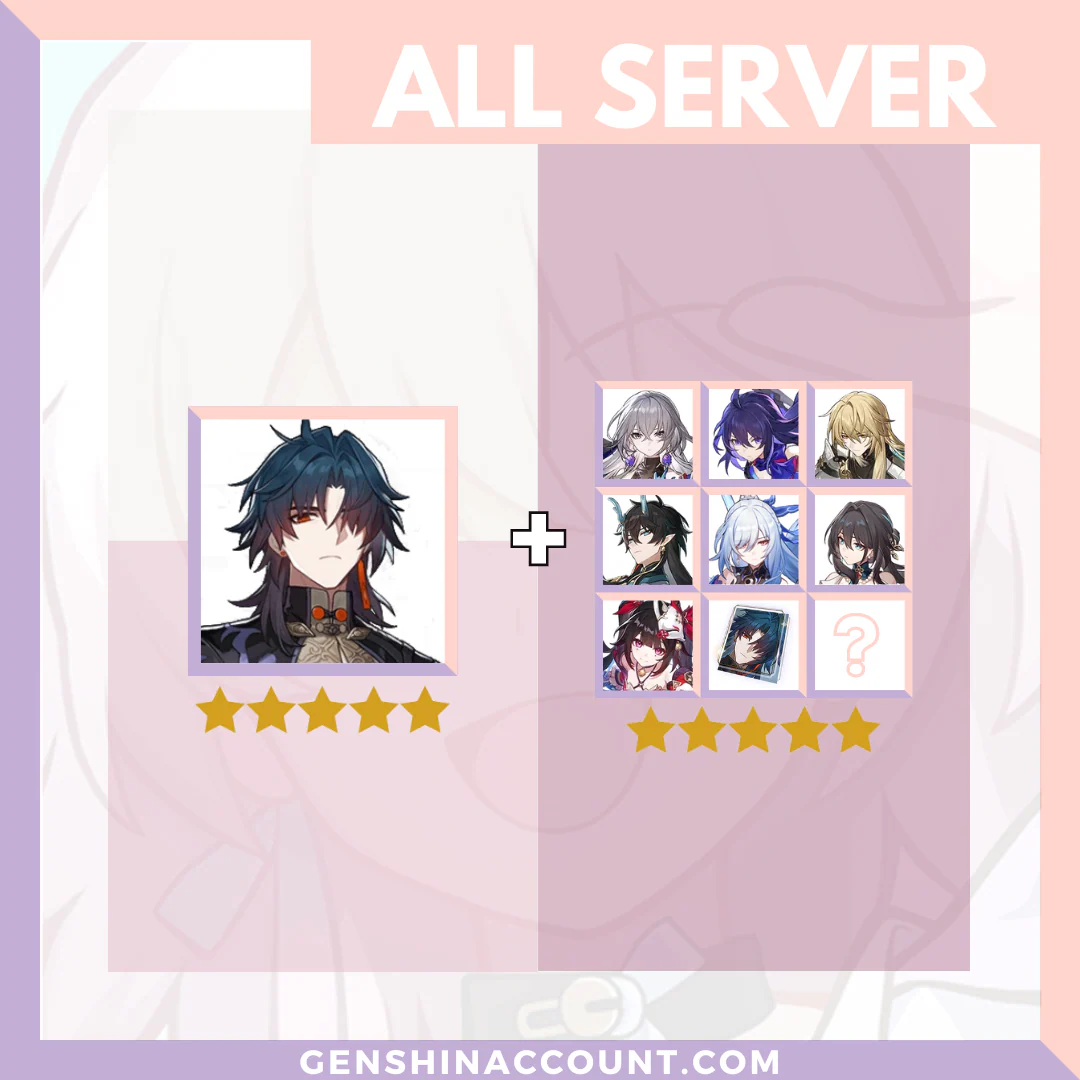 Honkai: Star Rail Blade HSR Starter Account ( America | Europe | Asia )