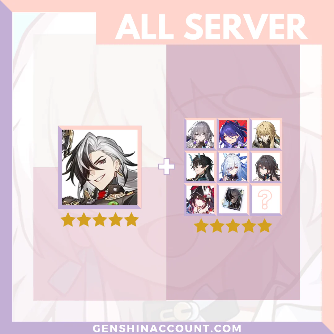 Honkai: Star Rail Boothill HSR Starter Account ( America | Europe | Asia )