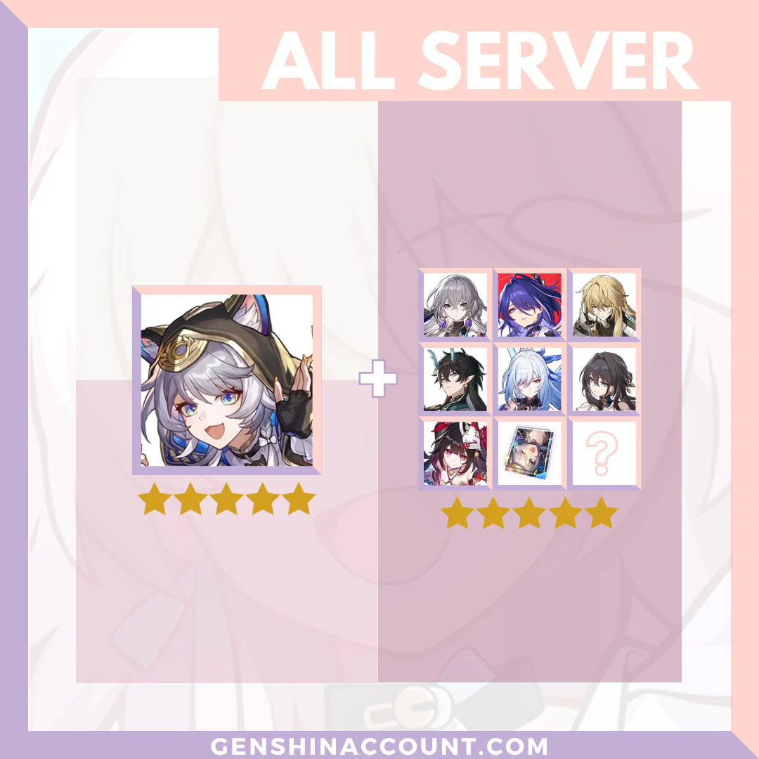 Honkai: Star Rail Cipher HSR Starter Account ( America | Europe | Asia )