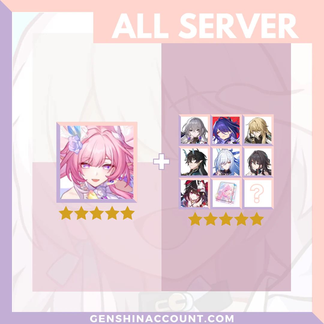 Honkai: Star Rail Cyrene HSR Starter Account ( America | Europe | Asia )