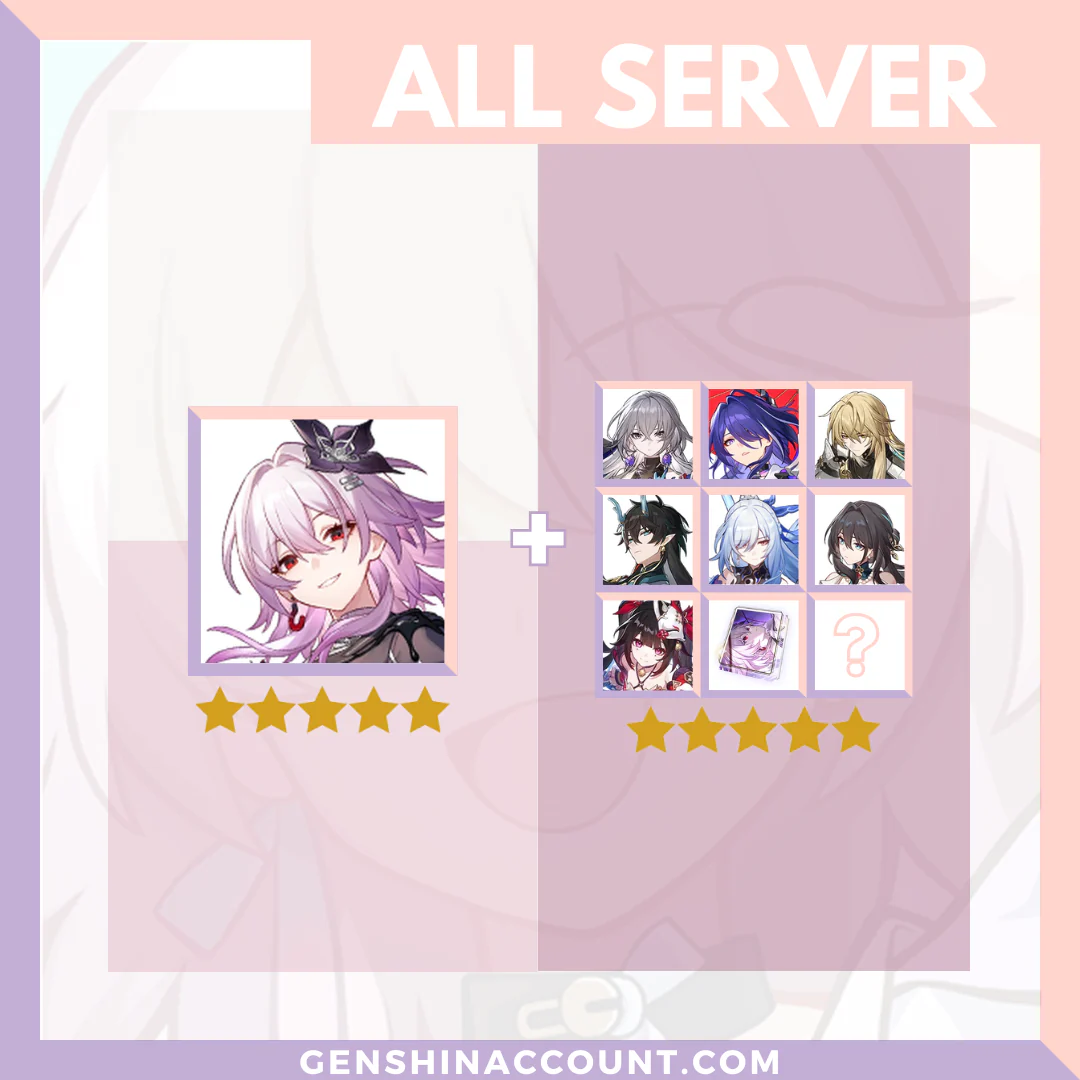 Honkai: Star Rail Evernight HSR Starter Account ( America | Europe | Asia )