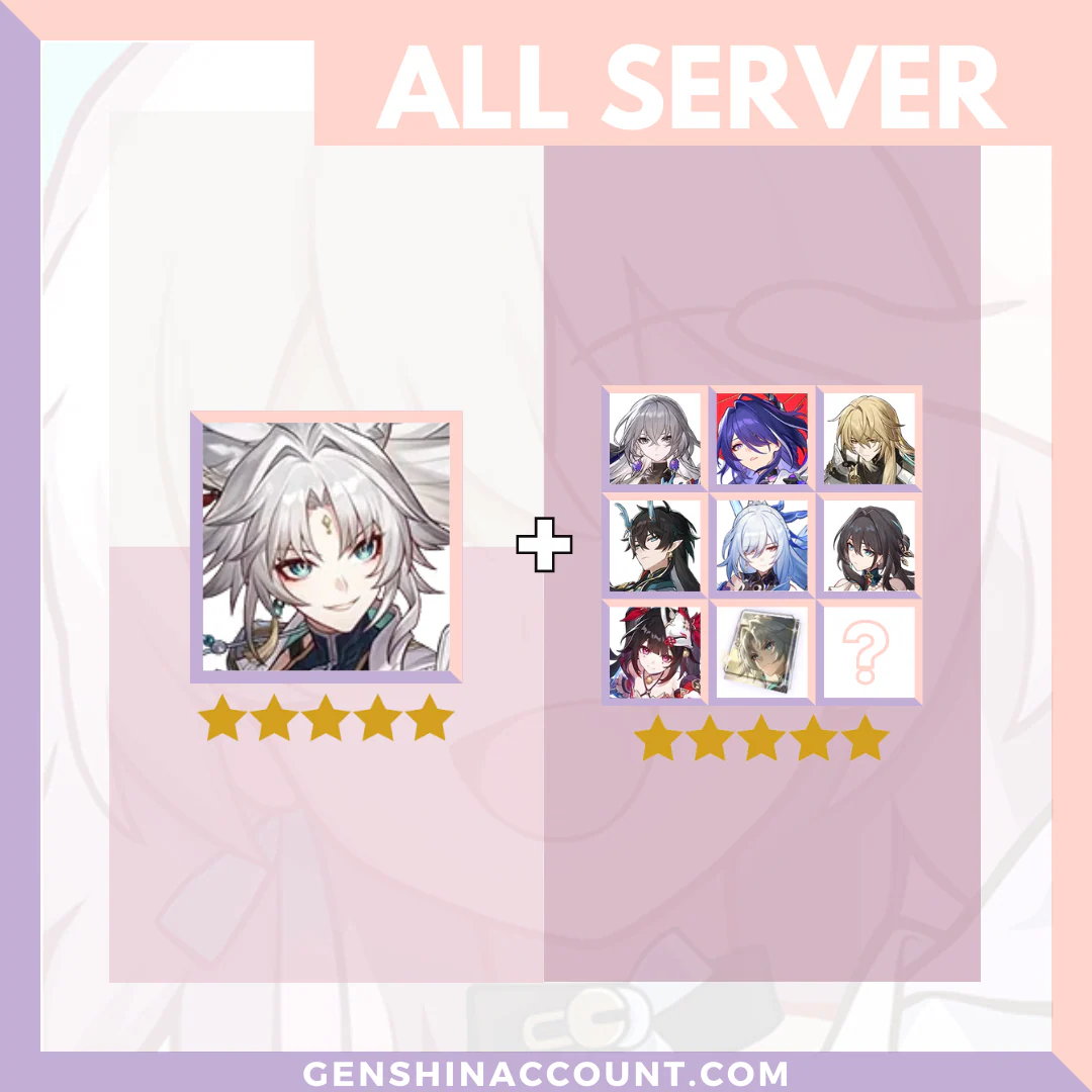Honkai: Star Rail Feixiao HSR Starter Account ( America | Europe | Asia )
