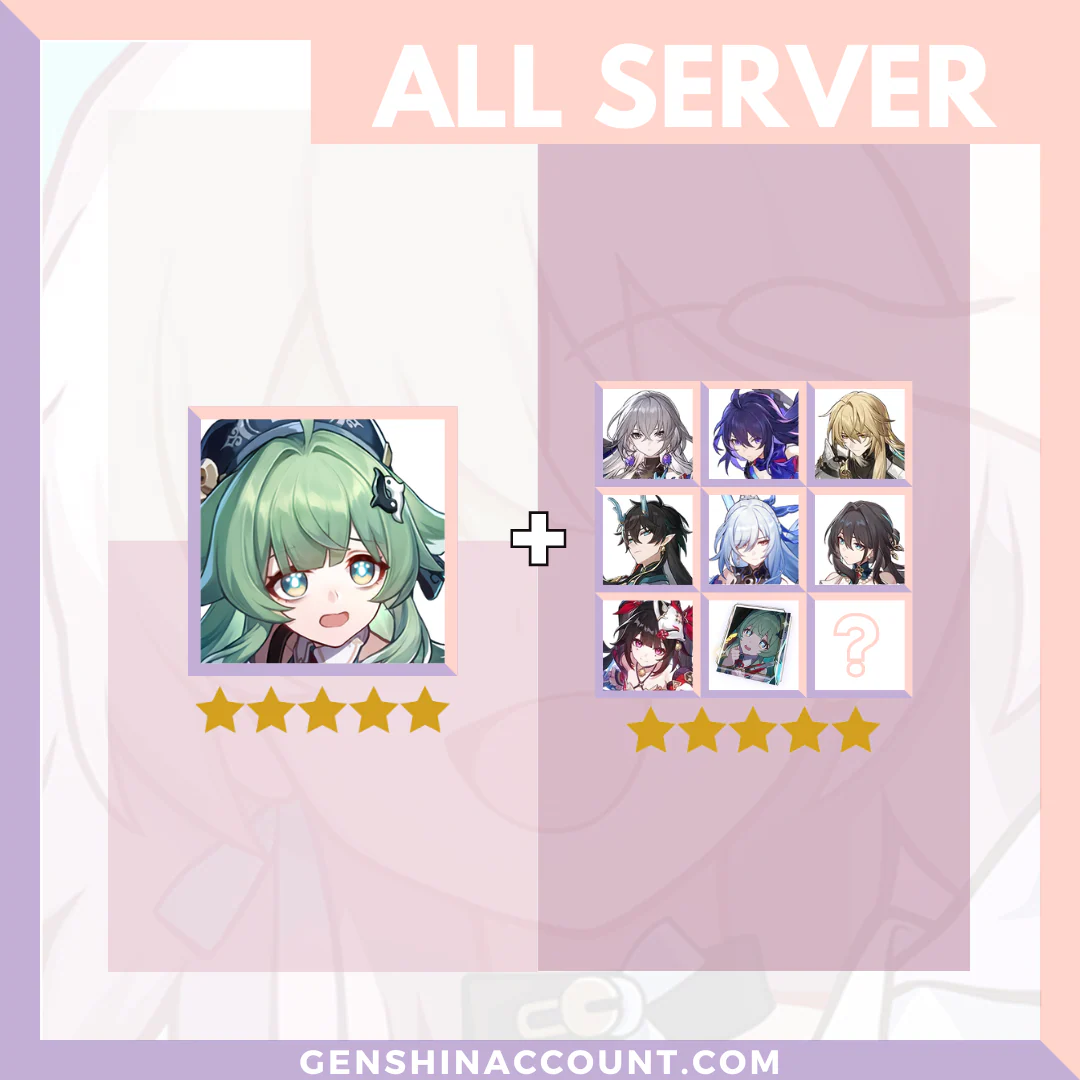 Honkai: Star Rail Huohuo HSR Starter Account ( America | Europe | Asia )
