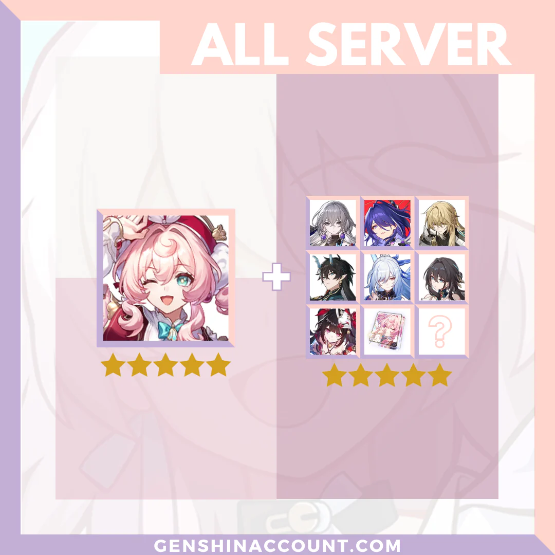 Honkai: Star Rail Hyacine HSR Starter Account ( America | Europe | Asia )