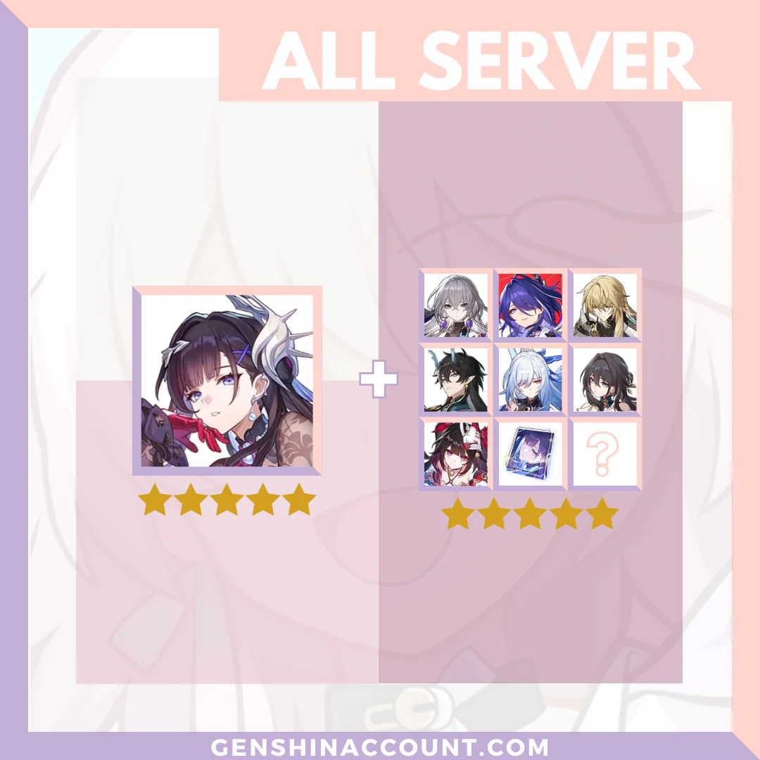 Honkai: Star Rail Hysilens HSR Starter Account ( America | Europe | Asia )