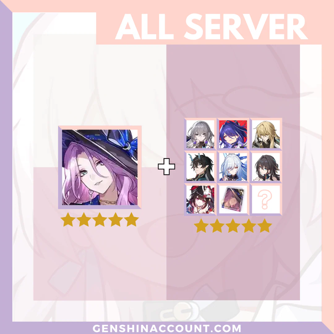 Honkai: Star Rail Jade HSR Starter Account ( America | Europe | Asia )