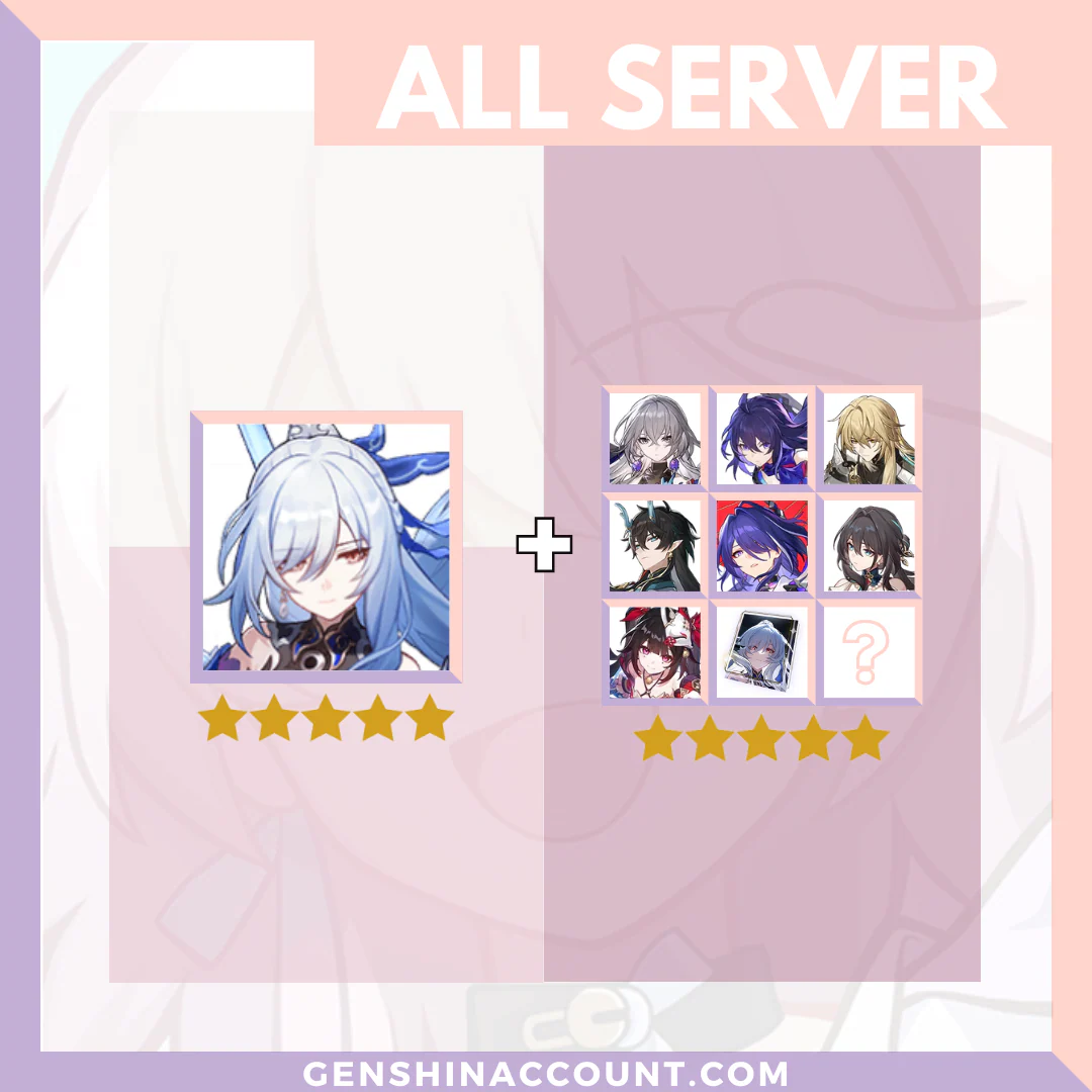 Honkai: Star Rail Jingliu HSR Starter Account ( America | Europe | Asia )