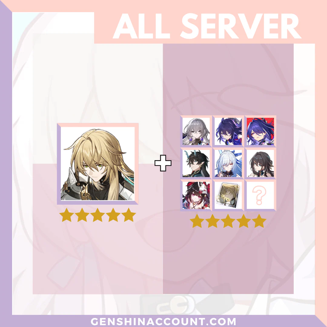 Honkai: Star Rail Luocha HSR Starter Account ( America | Europe | Asia )
