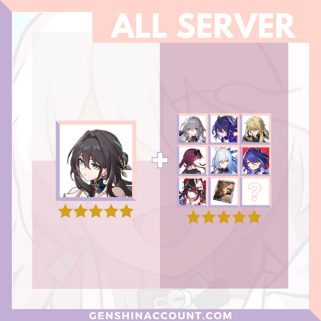 Honkai: Star Rail Ruan Mei HSR Starter Account ( America | Europe | Asia )