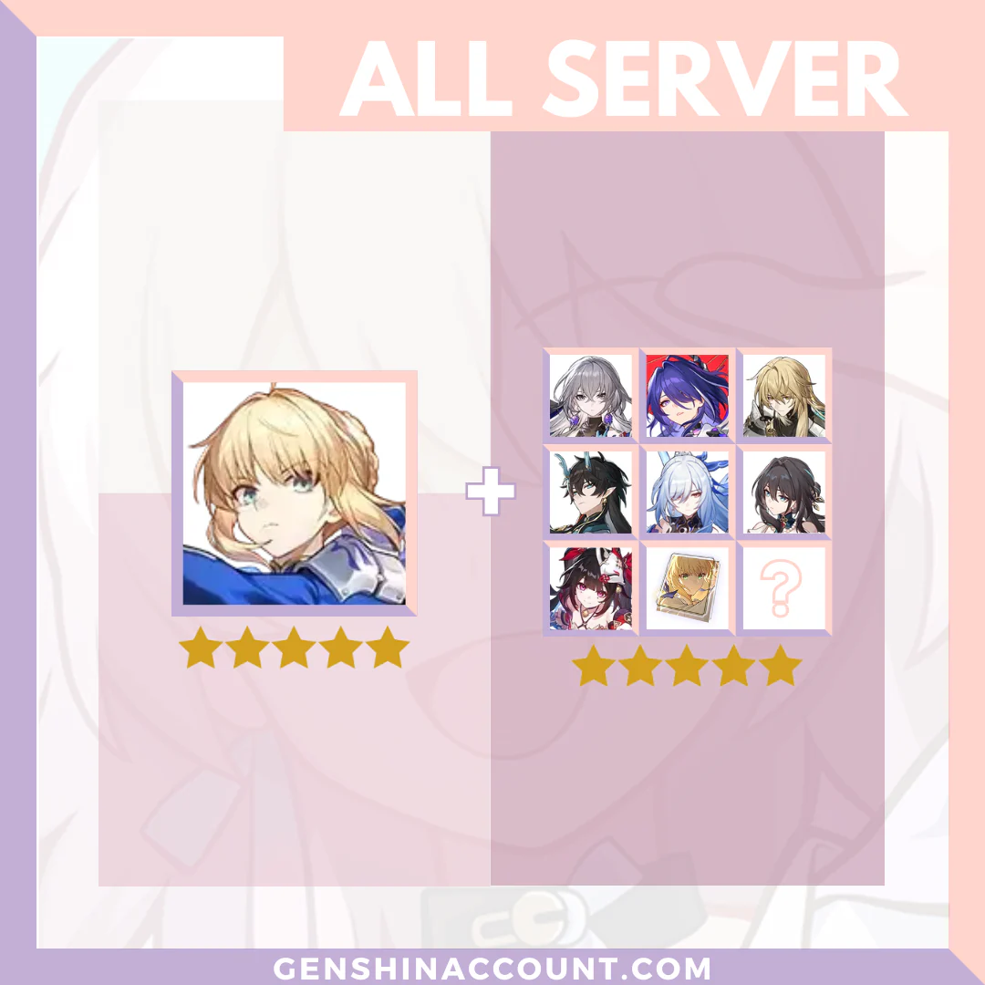 Honkai: Star Rail Saber HSR Starter Account ( America | Europe | Asia )