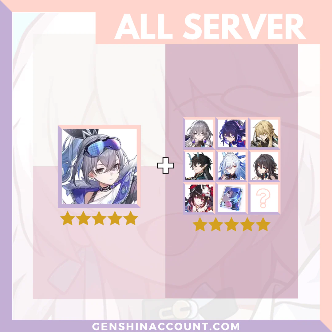 Honkai: Star Rail Silver Wolf HSR Starter Account ( America | Europe | Asia )