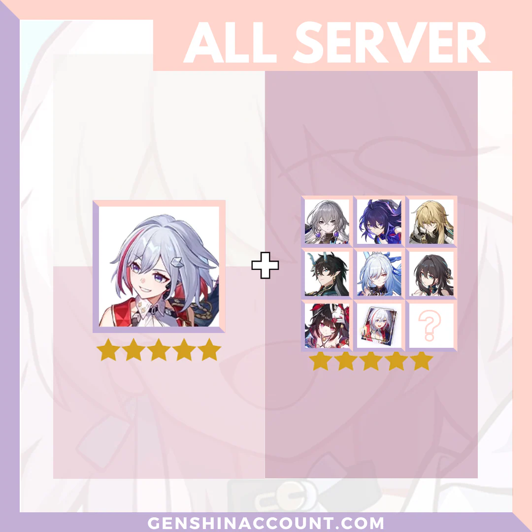 Honkai: Star Rail Topaz HSR Starter Account ( America | Europe | Asia )