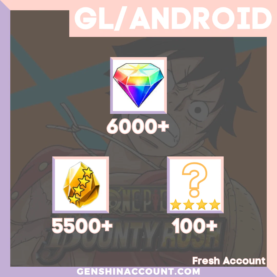 ONE PIECE Bounty Rush Starter Account - ( Global | Android )