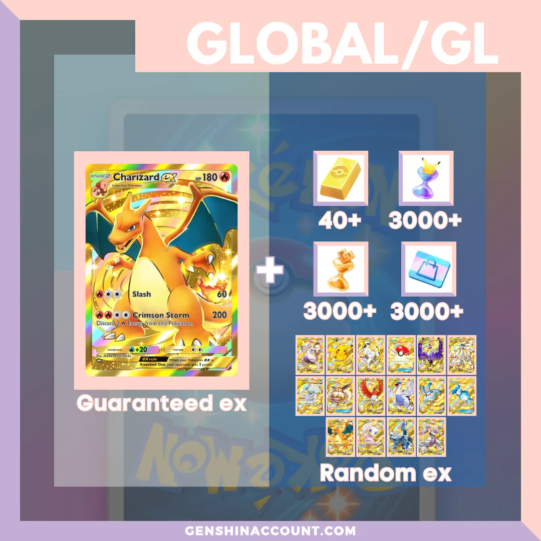 Pokémon TCG Pocket Charizard EX Starter Account ( Global )