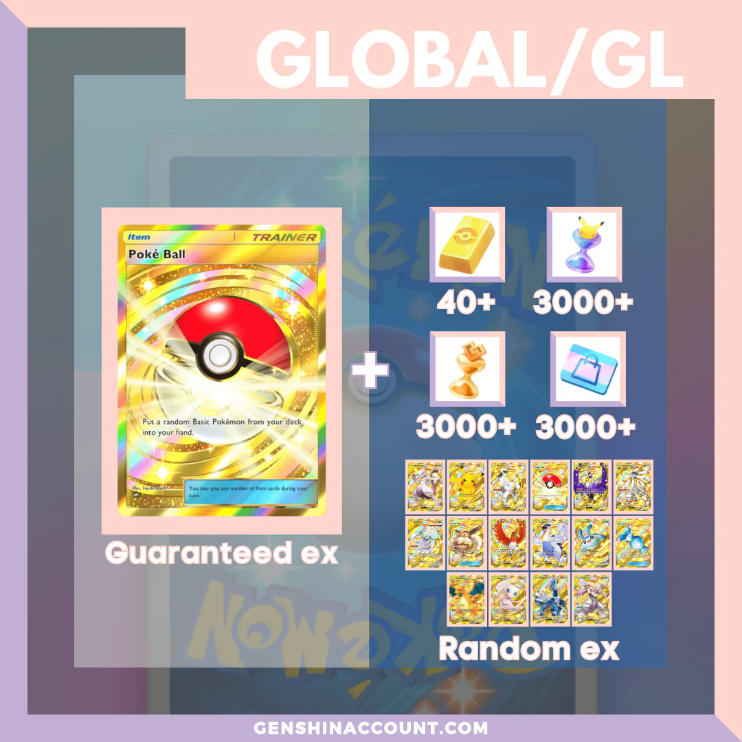 Pokémon TCG Pocket Poké Ball Starter Account ( Global )