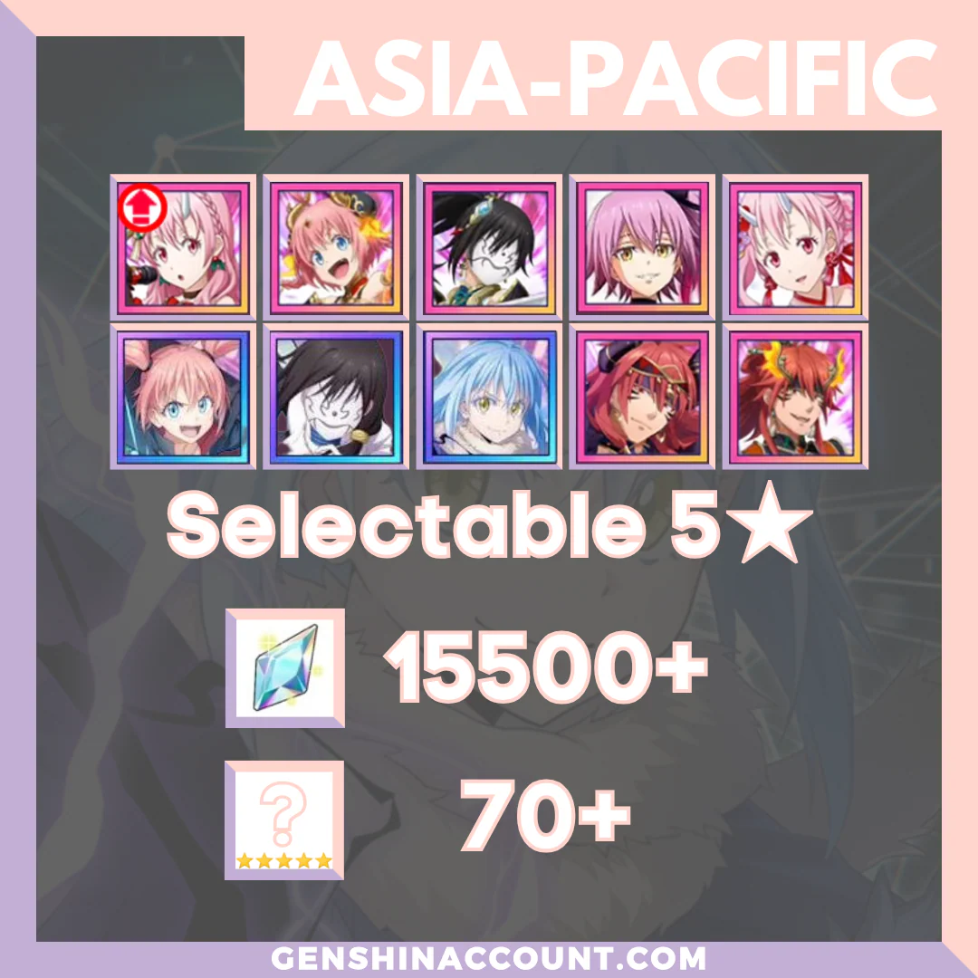SLIME ISEKAI Memories Starter Account ( Asia-Pacific )