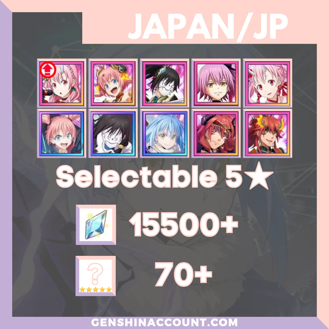 SLIME ISEKAI Memories Starter Account ( Japan )
