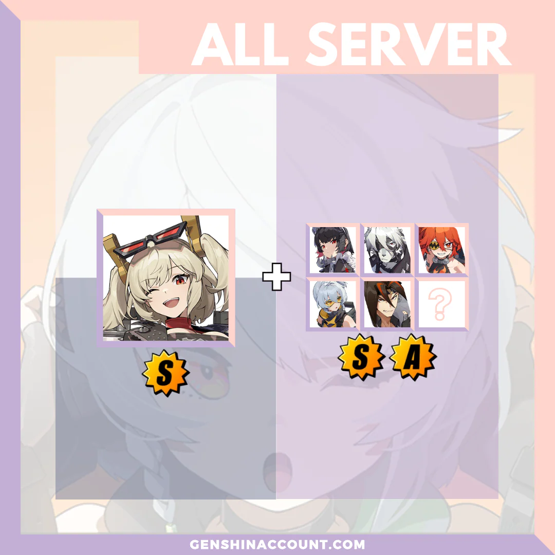 Zenless Zone Zero Burnice White Starter Account ( All Server )