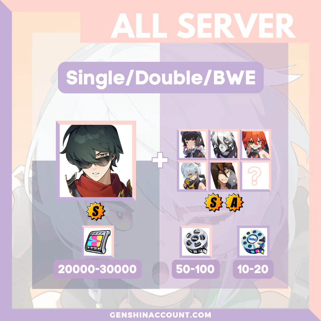 Zenless Zone Zero Lighter Farmed Starter Account ( All Server )