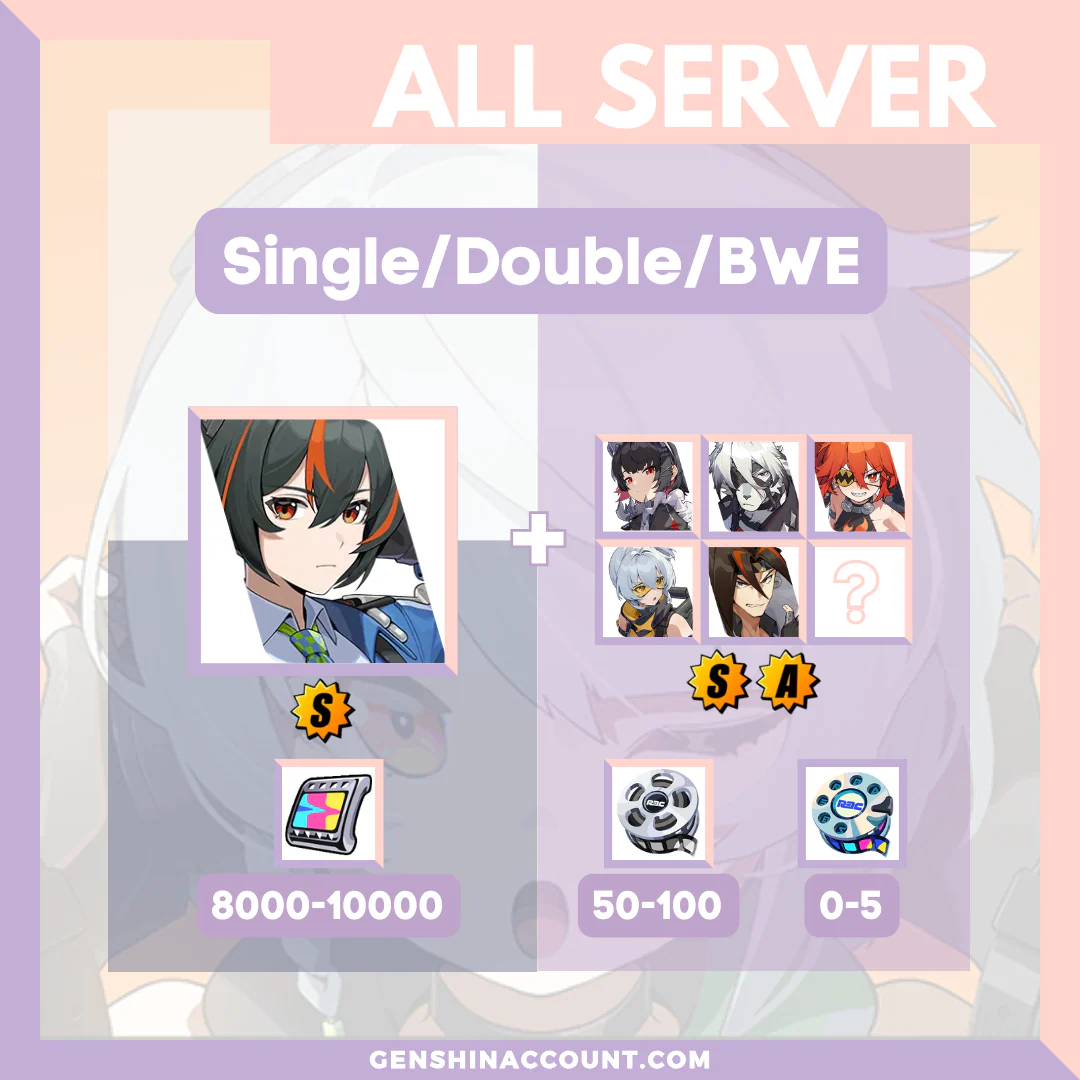 Zenless Zone Zero Zhu Yuan Farmed Starter Account ( All Server )